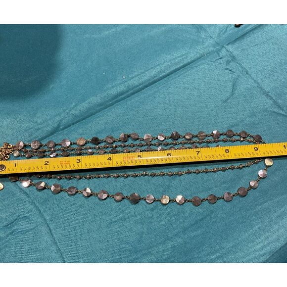Vintage Rachel Reinhardt Labradorite Layered Necklace - Picture 4 of 6